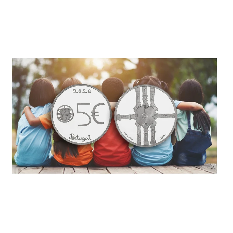 Portugal 2026 – Multiculturalidade – 5€ Ag 