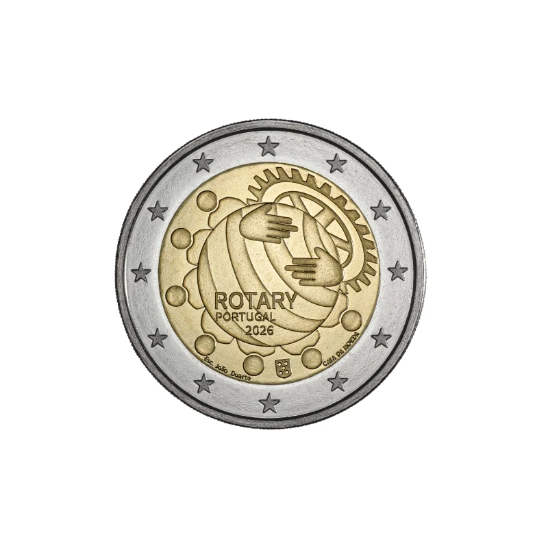 Portugal 2026 – Rotary– 2€ UNC