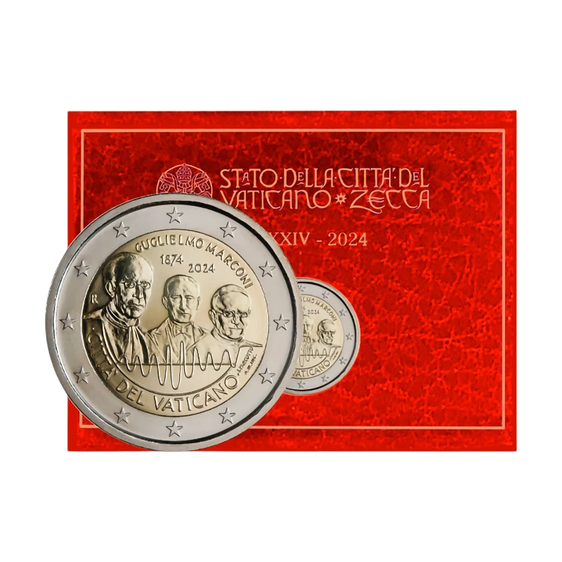 [PRE]Vaticano 2024 – Guglielmo Marconi– 2€ FDC