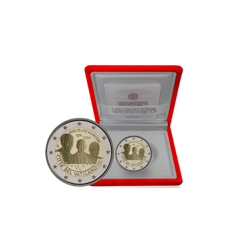 [PRE]Vaticano 2024 – Guglielmo Marconi– 2€ Proof