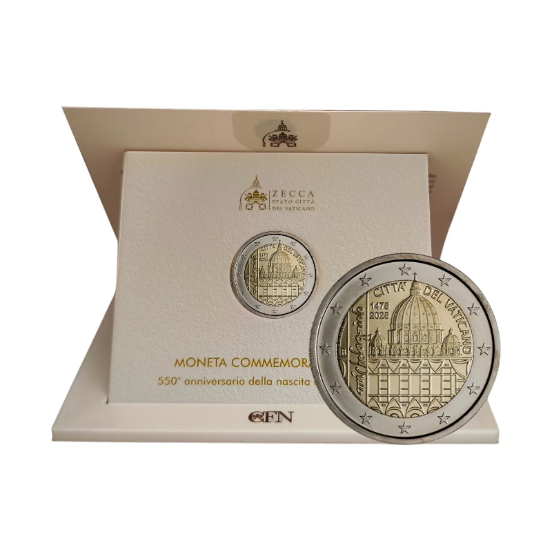 [PRE]Vaticano 2025 – Michelangelo– 2€ FDC