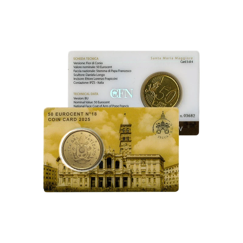 [PRE]Vaticano 2025 – Basílica Santa Maria Maior – 0,50€ nº 18