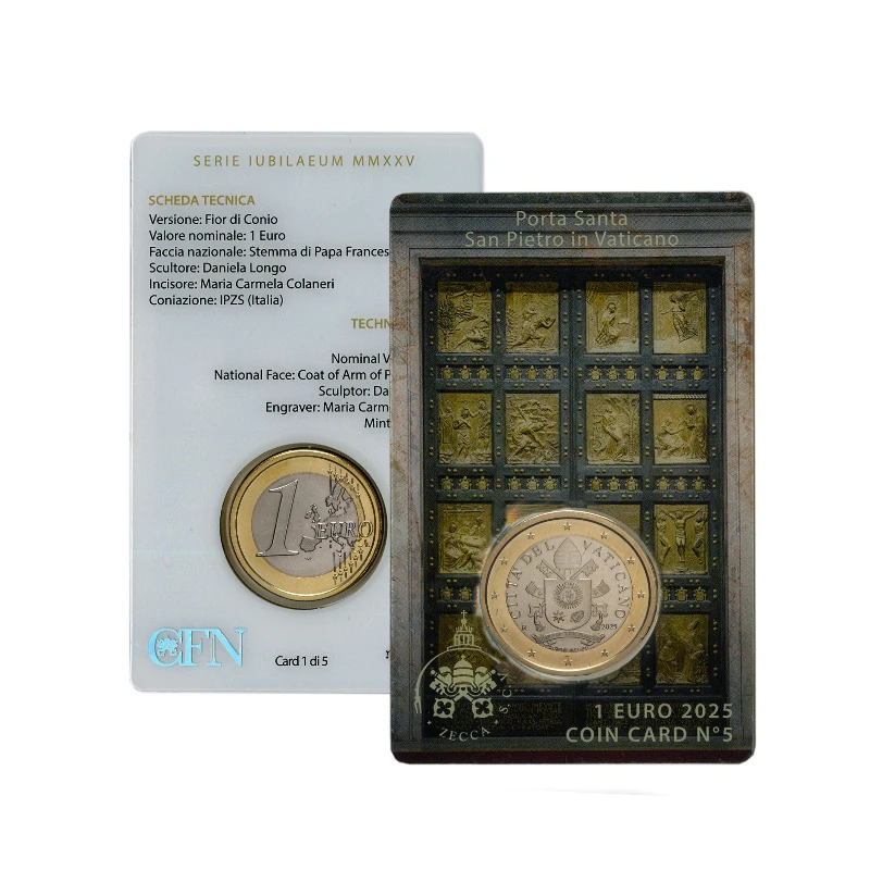 [PRE]Vaticano 2025 – Portas Santa Basílica de São Pedro 1€ – nº5