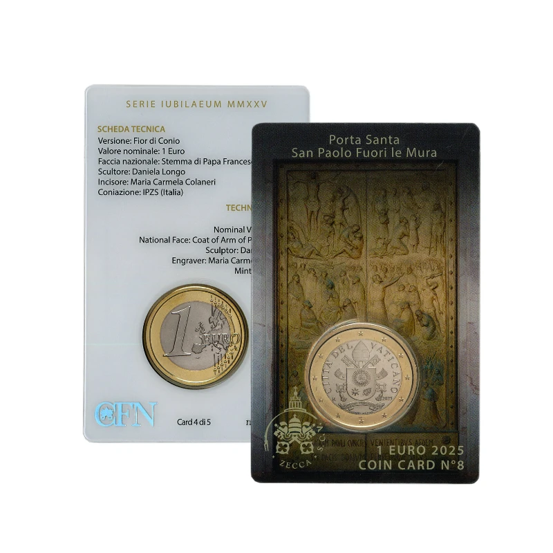 [PRE]Vaticano 2025 – Portas Santa Basílica de de São Paulo 1€ – nº8