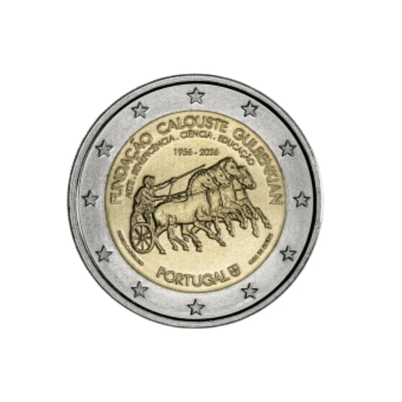 Portugal 2026 – Fundação Calouste Gulbenkian– 2€ UNC