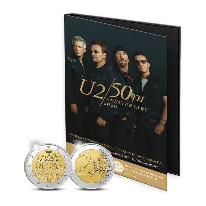 Irlanda 2026 – U2 – 2€ Proof