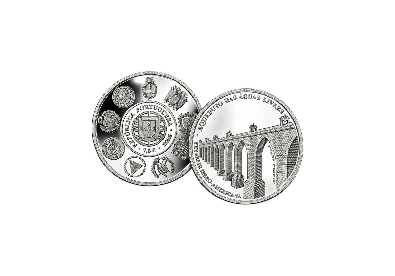 Portugal 2026 – Aqueduto das Águas Livres – 7.5€ UNC