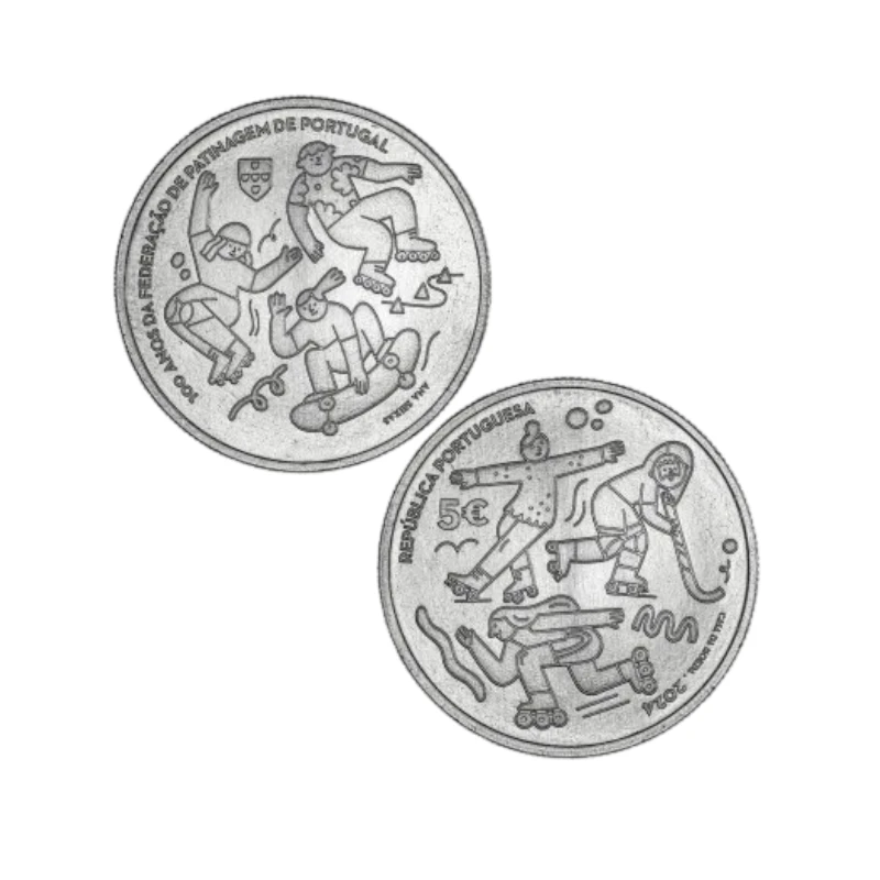 Portugal 2024 – Patinagem – 5€ UNC