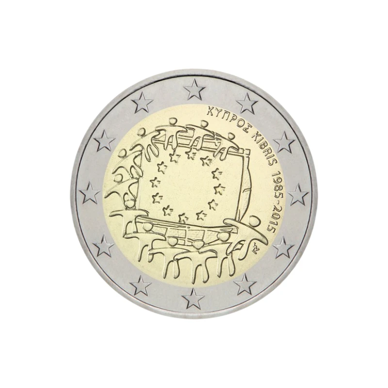 Chipre 2015 – Bandeira UE– 2€ 69:105