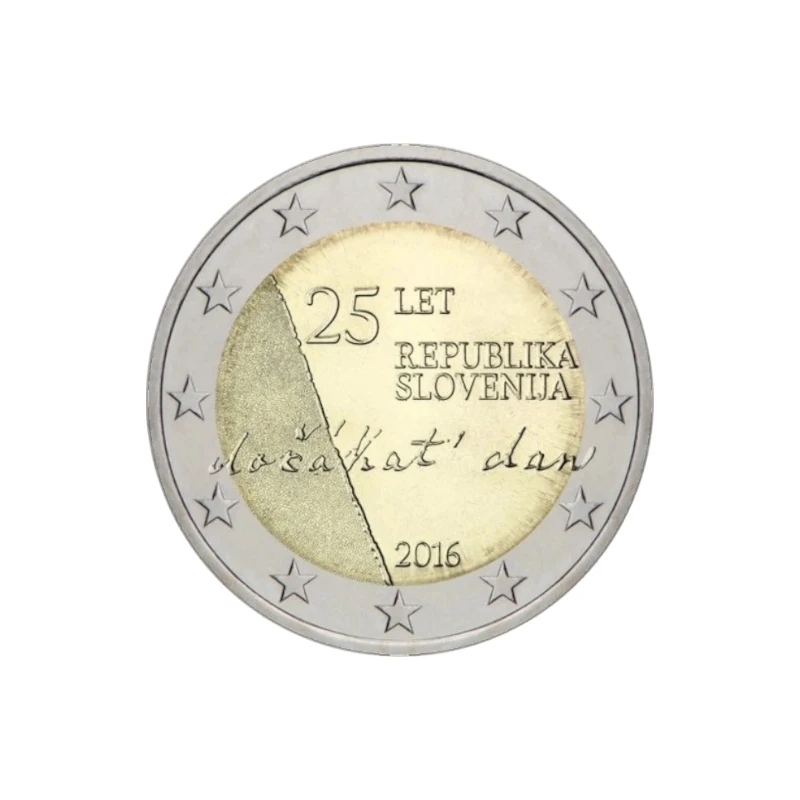 Eslovenia 2016 – Independência  Eslovénia– 2€129:175