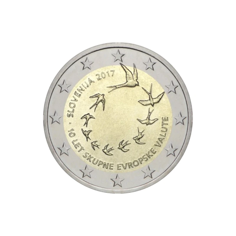 Eslovenia 2017 – Aniversário do Euro – 2€130:176