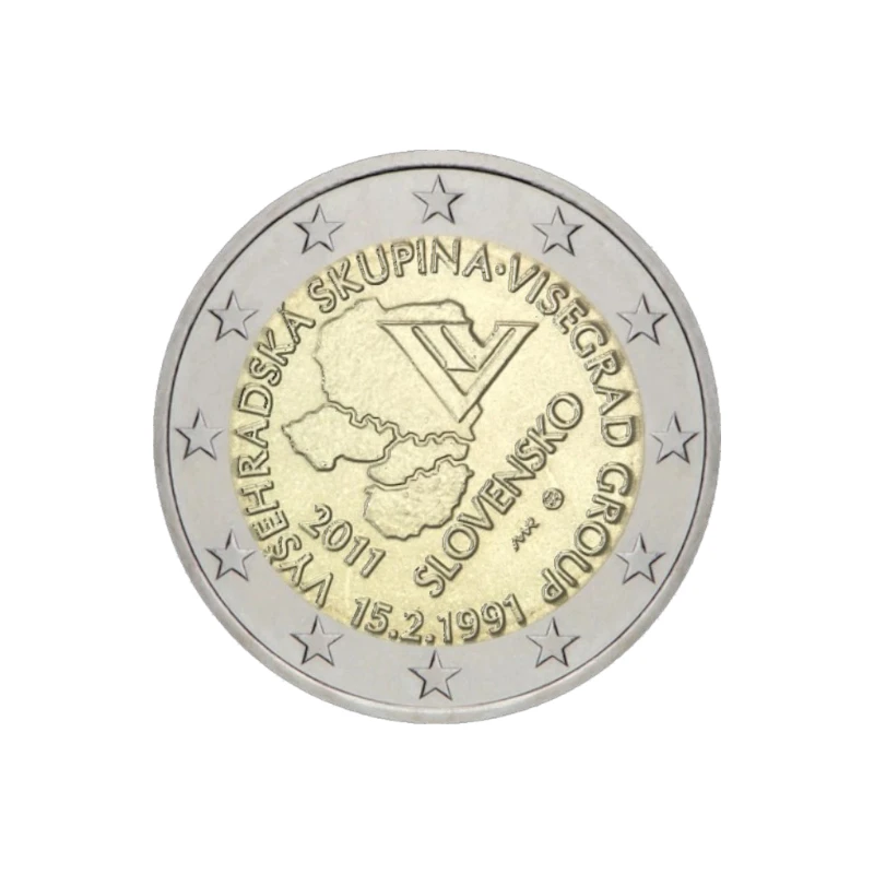 Eslovaquia 2011 – Grupo de Visegrado – 2€ 580:700