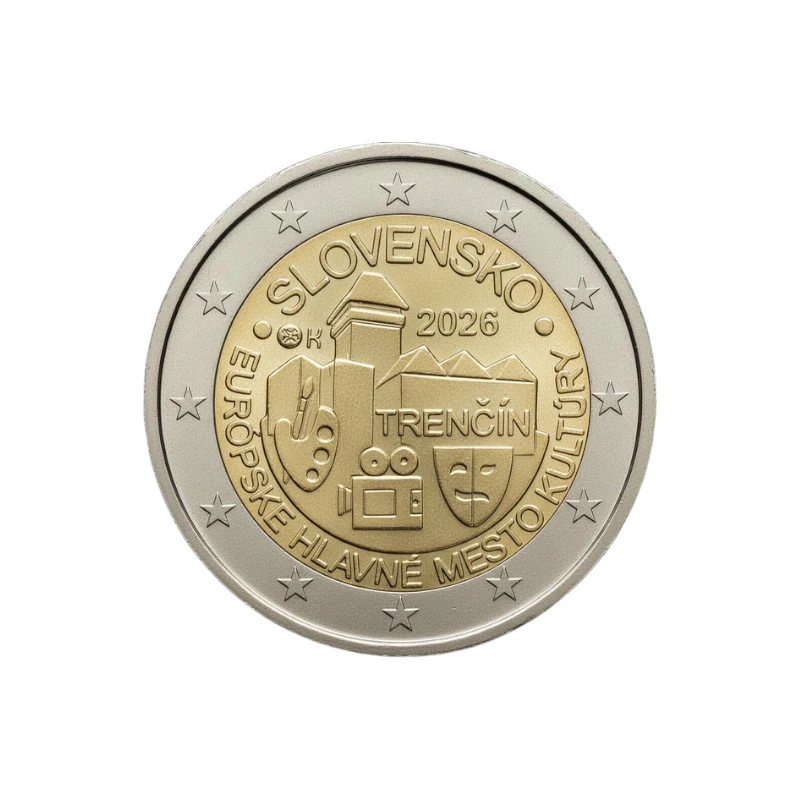 Eslovaquia 2026 – Trenčín, Capital Europeia – 2€