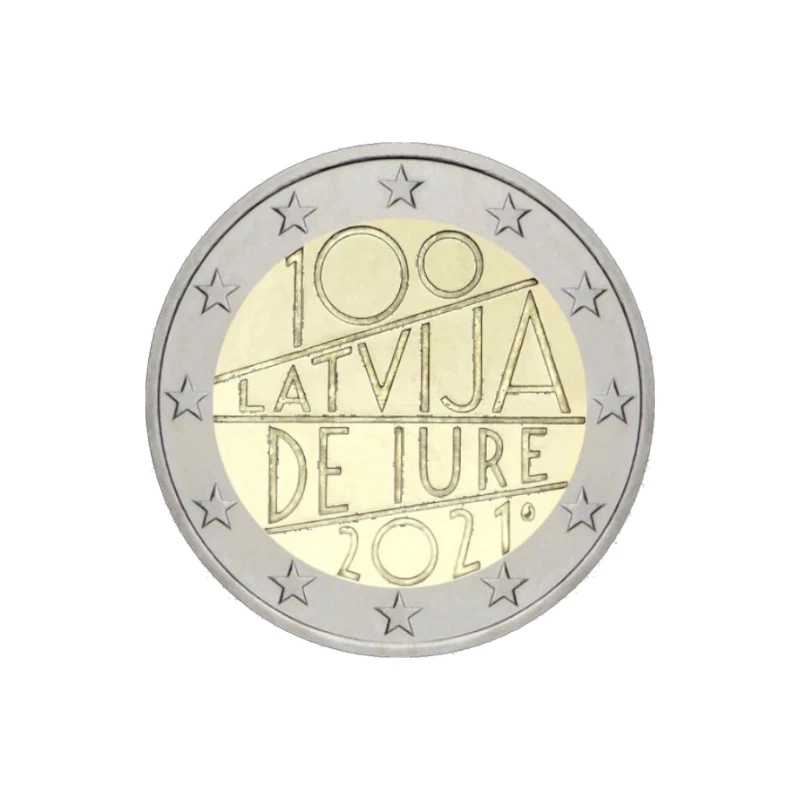 Letónia 2021 – De Jure – 2€ 240:290
