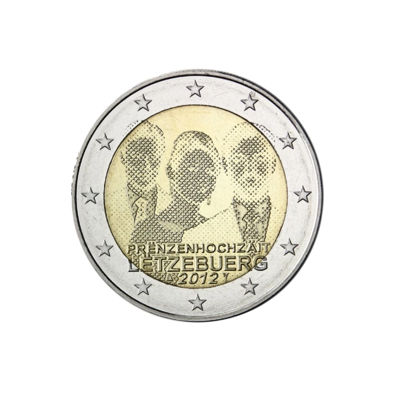 Luxemburgo 2012 – Casamento Real – 2€