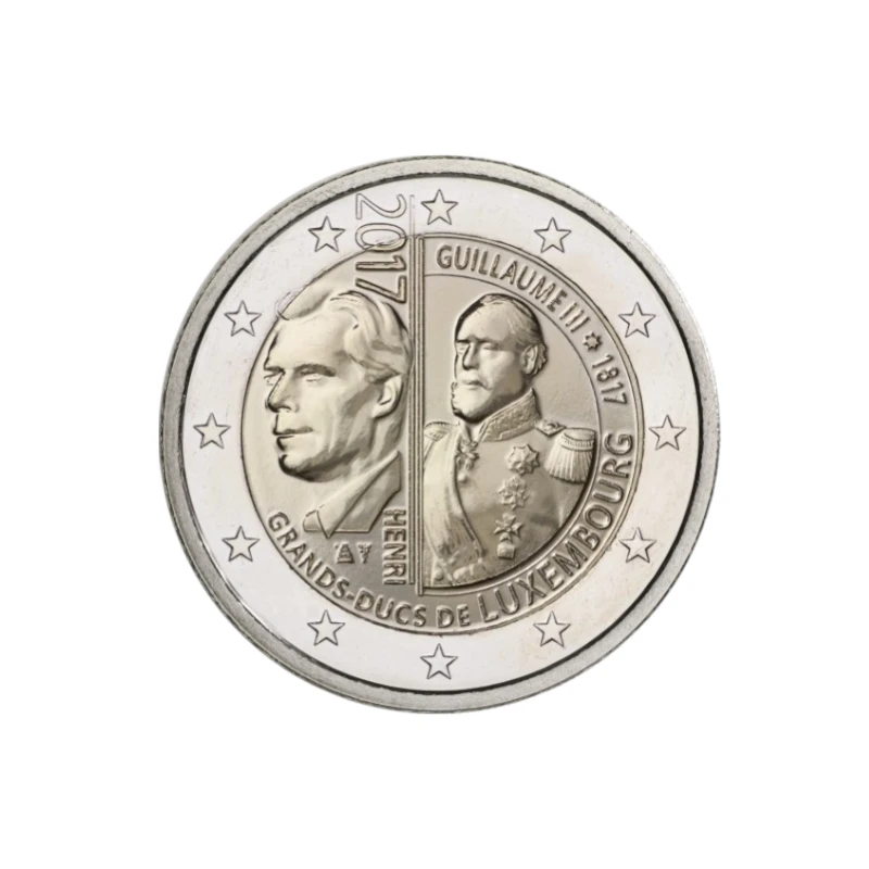Luxemburgo 2017 – Grão-Duque Guilherme III – 2€ 275:328