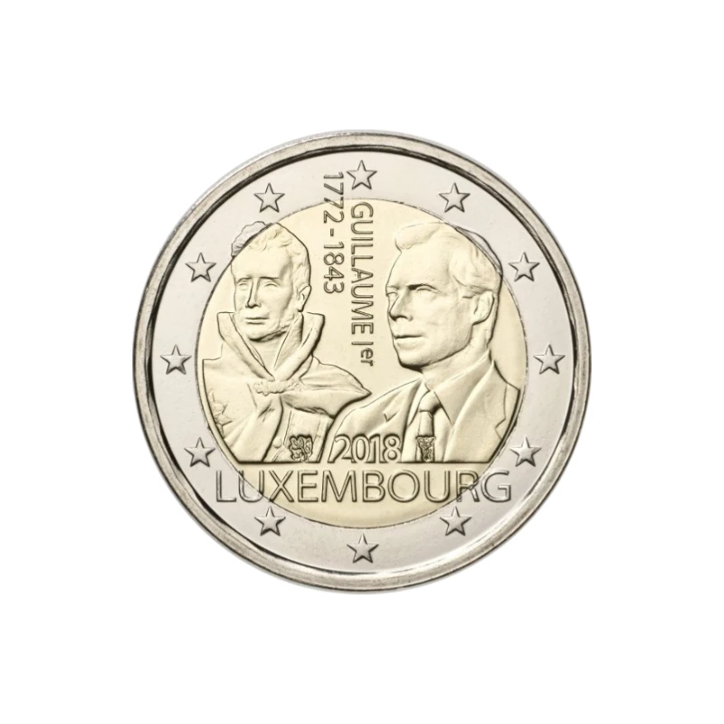 Luxemburgo 2018 – Morte de Guiilherme I – 2€ 277:330