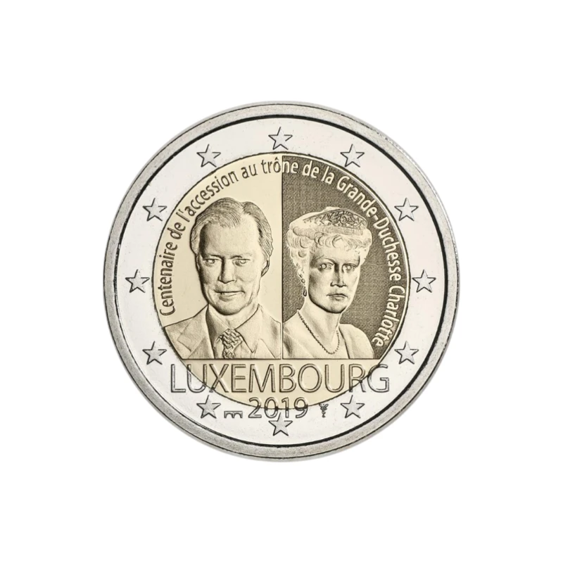 Luxemburgo 2019 – Casamento Grã-Duquesa Charlotte – 2€  279:332