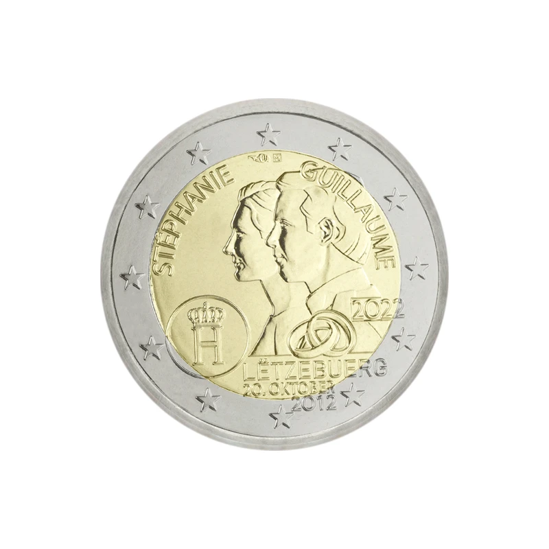 Luxemburgo 2022 – Grão-Duque William e Grã-Duquesa Stephanie – 2€ 286:339