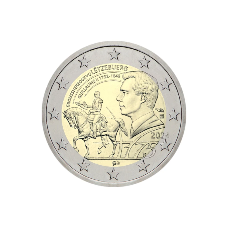 Luxemburgo 2024 – Grão-Duque Guilherme II – 2€291:344