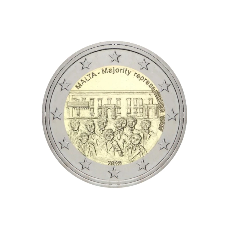 Malta 2012 – Representação da Maioria – 2€ 297:350