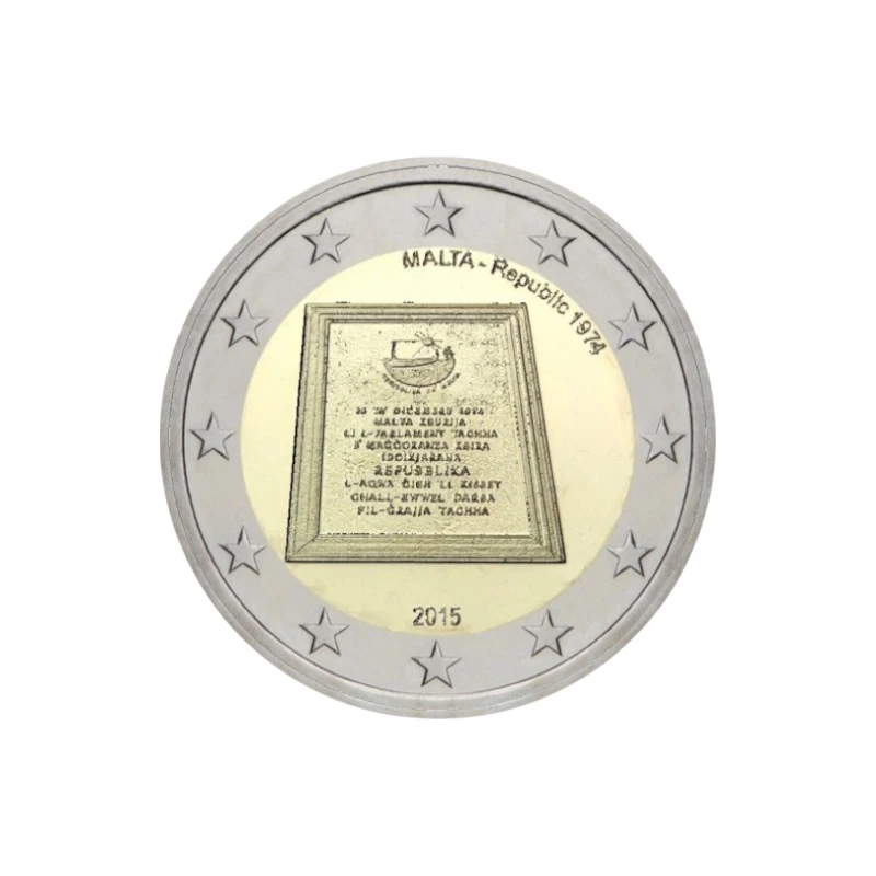 Malta 2015 – Republica 1974 – 2€    303:356