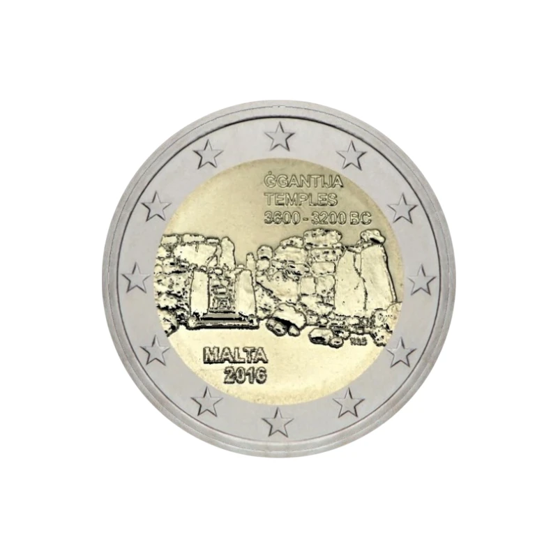 Malta 2016 – Templos de Ggantija – 2€ 304:357