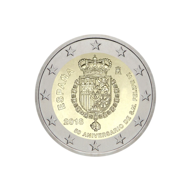 Espanha 2018 – Rei Felipe VI – 2€366:427