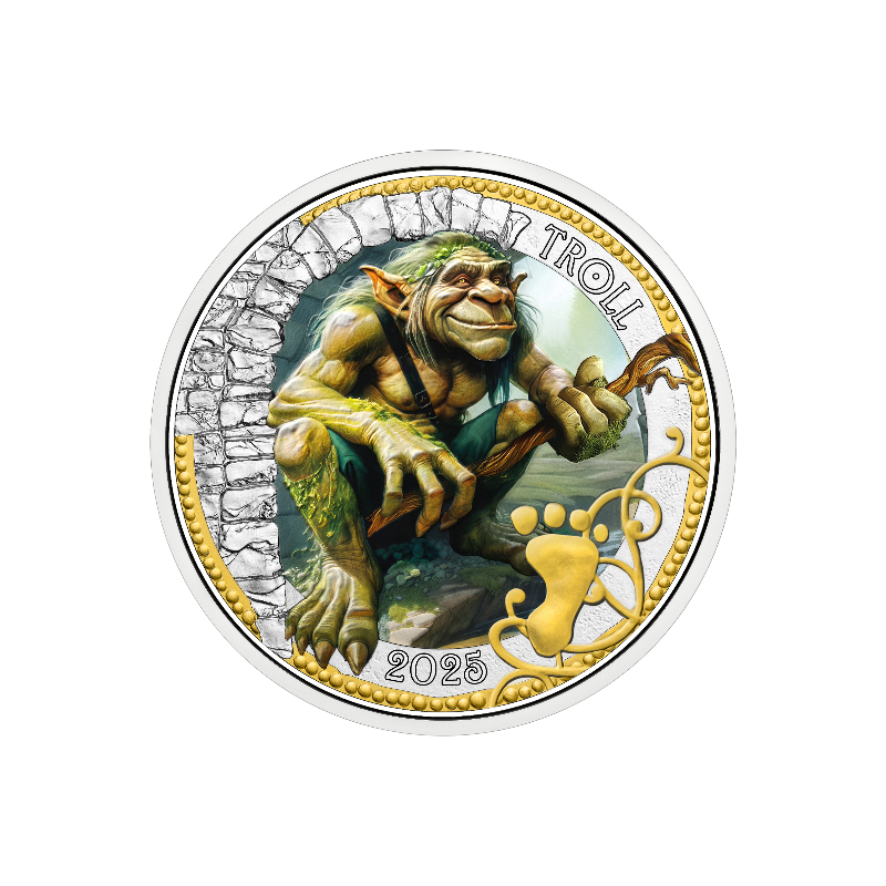 Áustria 2025 - Troll 3€ 