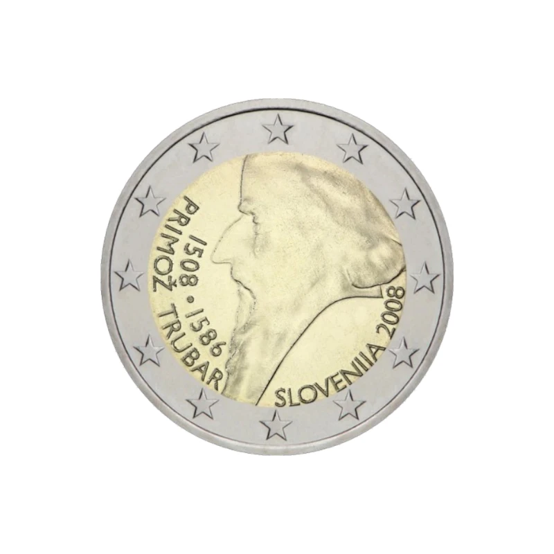 Eslovenia 2008 – Primoz Trubar– 2€ 414:482