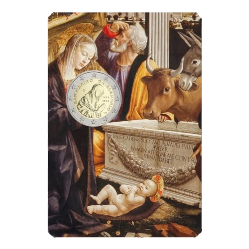 moeda-sanmarino-2-euros-2024-ghirlandaio-fdc-front.webp