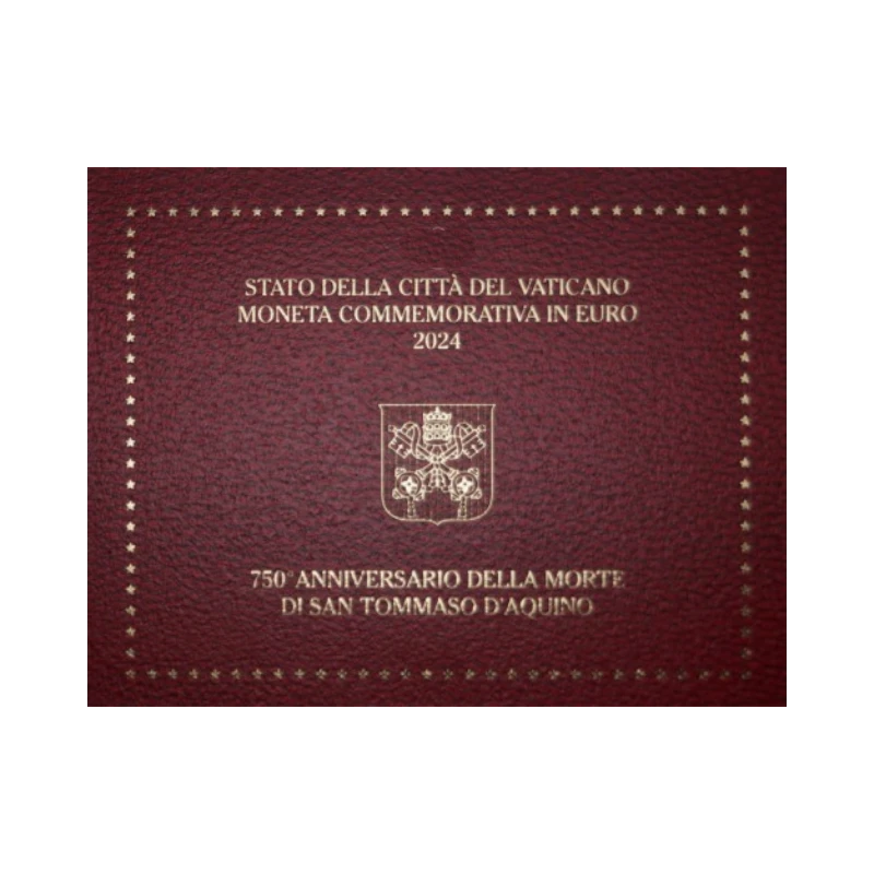 moeda-vatican-2-euros-2024-thomas-fdc-cover.webp