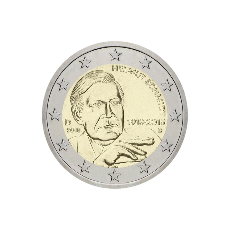 Alemanha 2018 – Helmut Schmidt – 2€511:599