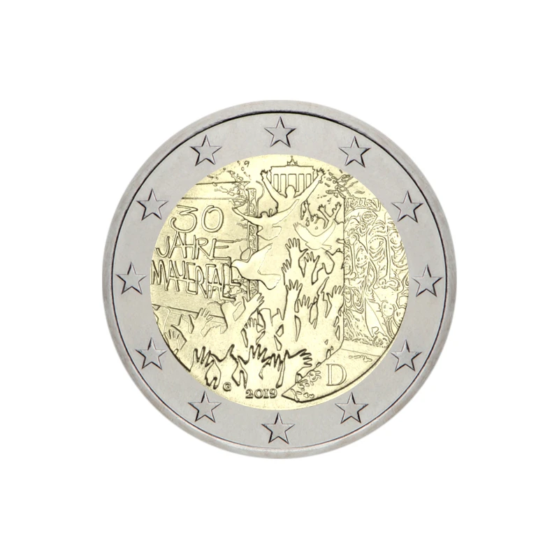 Alemanha 2019 – Muro de Berlim – 2€ 513:602