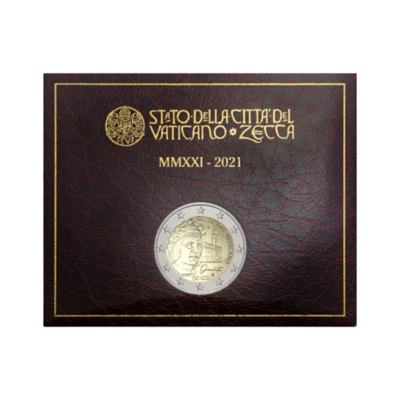 moeda-vatican-2-euros-2021-dante-fdc-front.webp