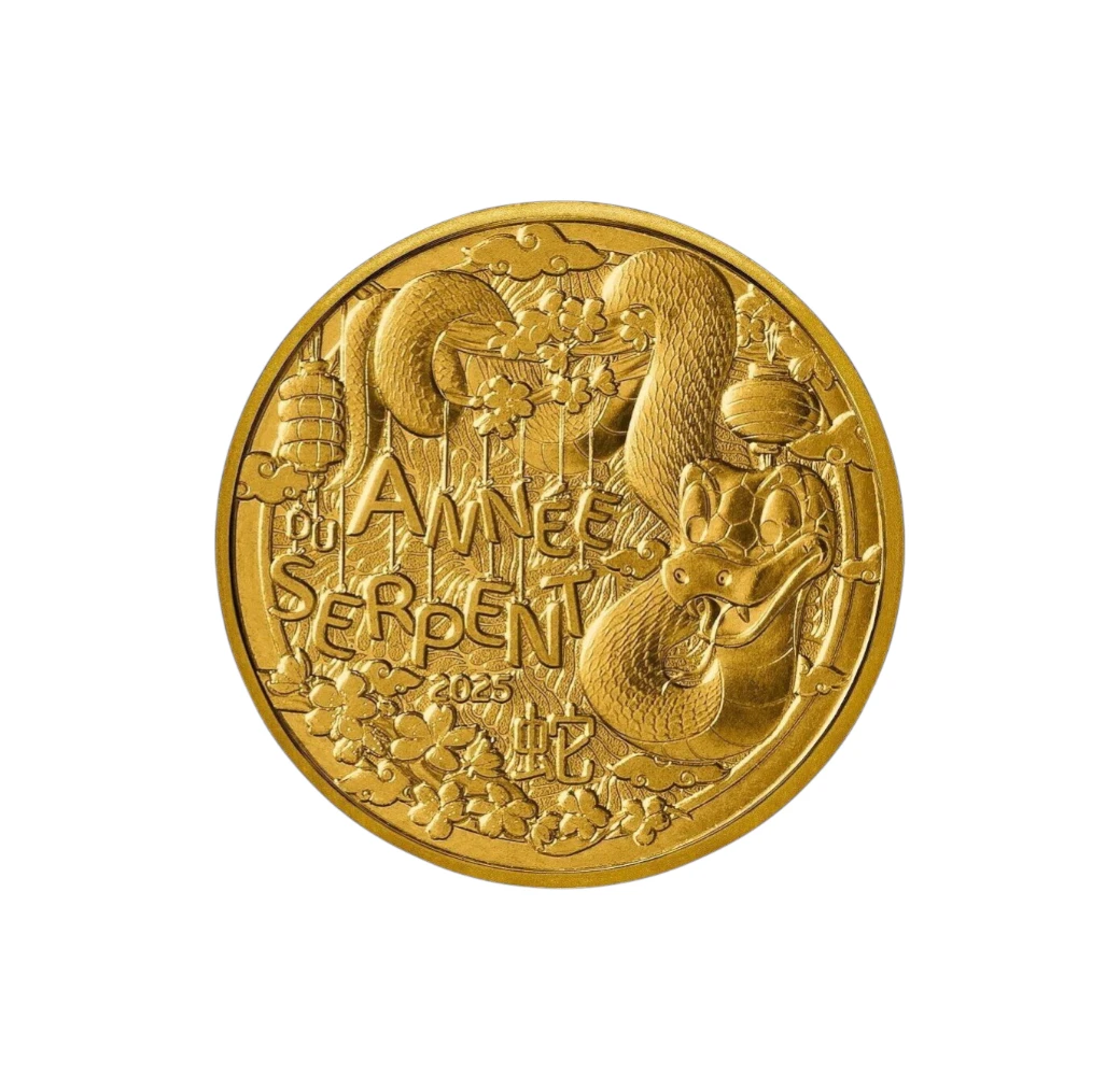 França 2025 – Zodíaco - Calendário Chinês - Ano da Serpente 2025 – UNC– 0.25€     