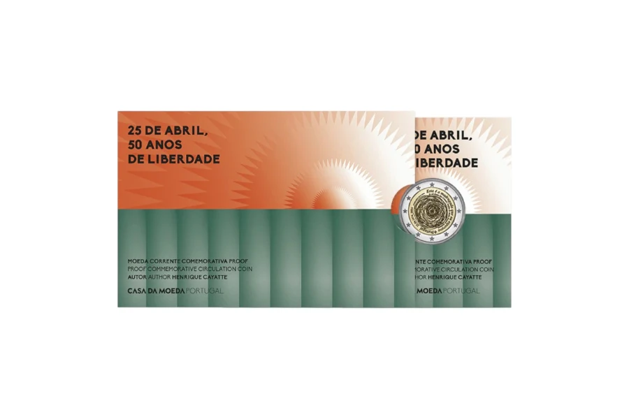 Portugal 2024 – Revolução 25 Abril – 2€ Proof