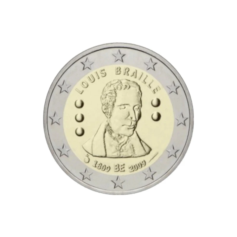 Bélgica 2009 – Louis Braille 2€560:672