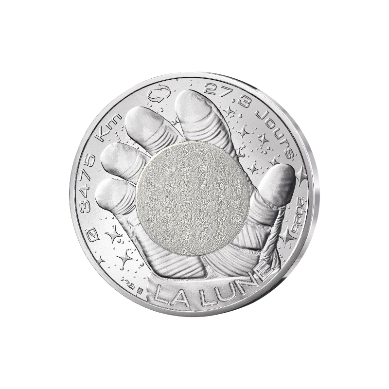 França 2025 – Odisseia Espacial Thomas Pesquet - Lua 10€ 