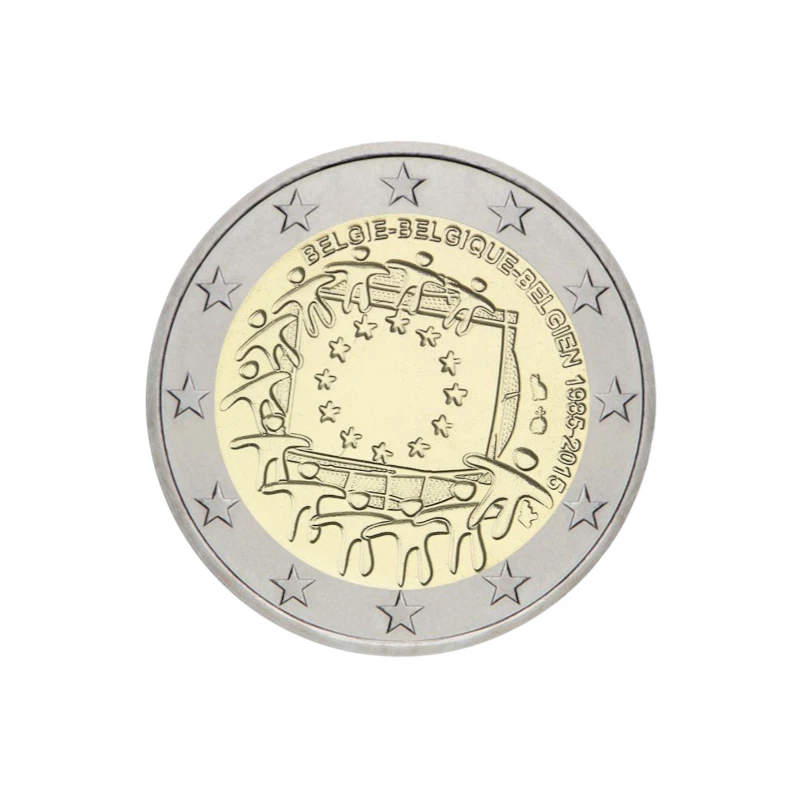 Bélgica 2015 – Bandeira EU – 2€25:30