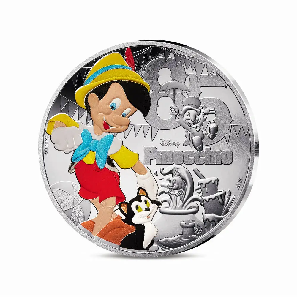 França 2025 – Disney Pinoquio  –10€ Proof