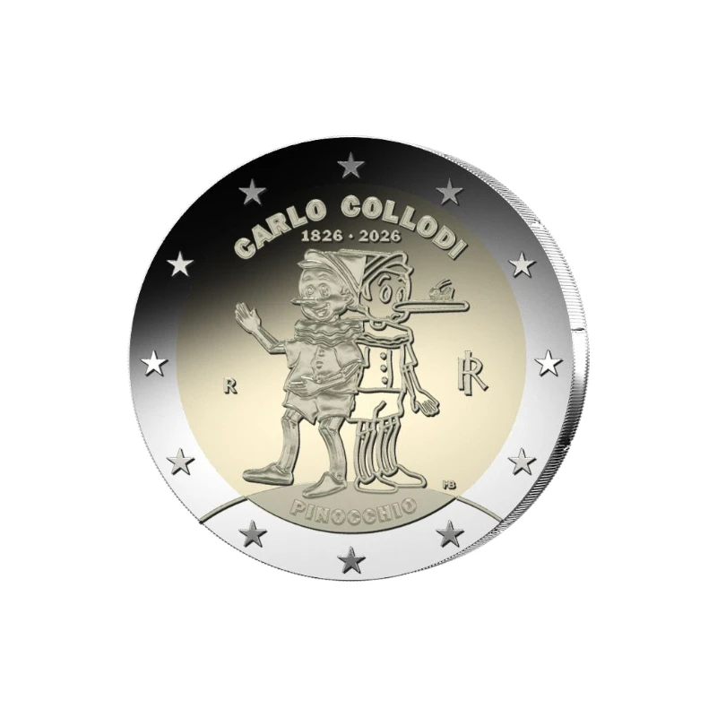 Itália 2026 – Pinocchio – 2€ Proof