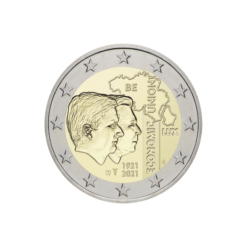 Bélgica 2021 – União Económica – 2€ 35:51