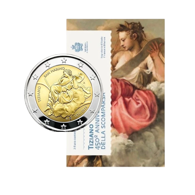 [PRE]San Marino 2026 – Tiziano – 2€ BU