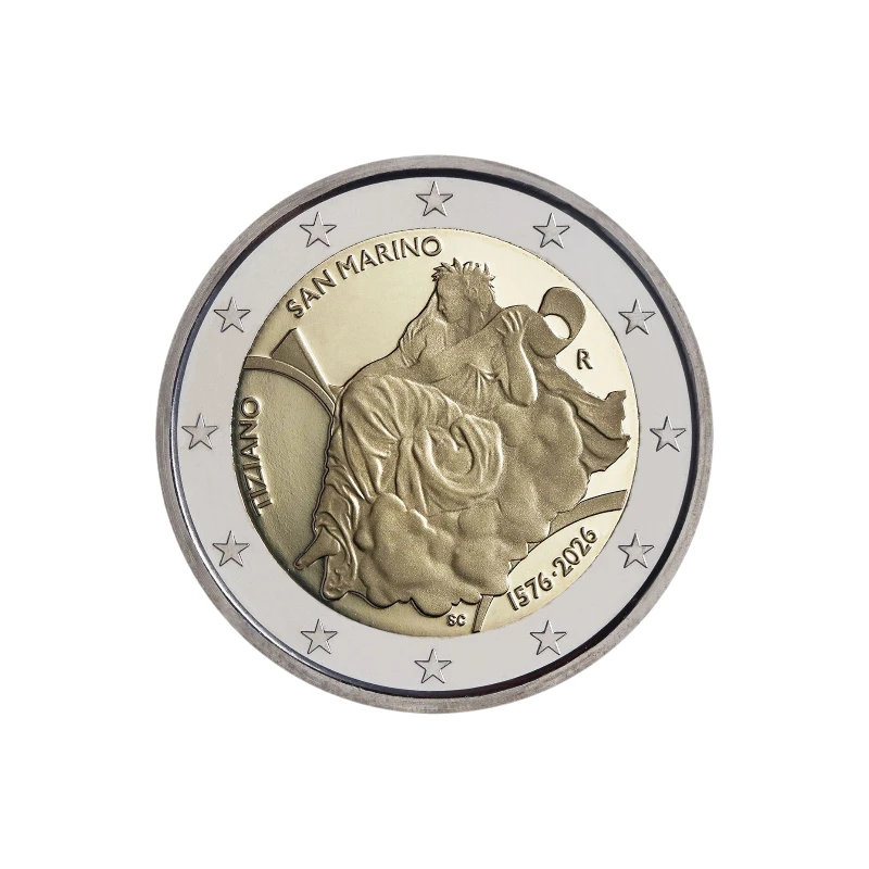 [PRE]San Marino 2026 – Tiziano – 2€ Proof