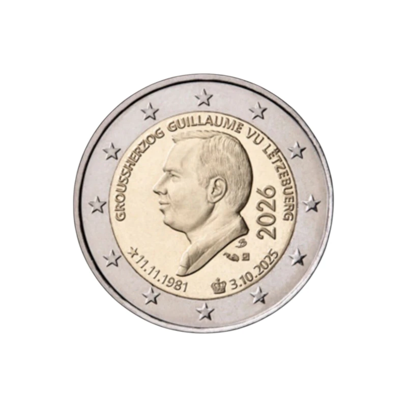 [PRE]Luxemburgo 2026 – Aniversário Grão Duque – 2€548:652